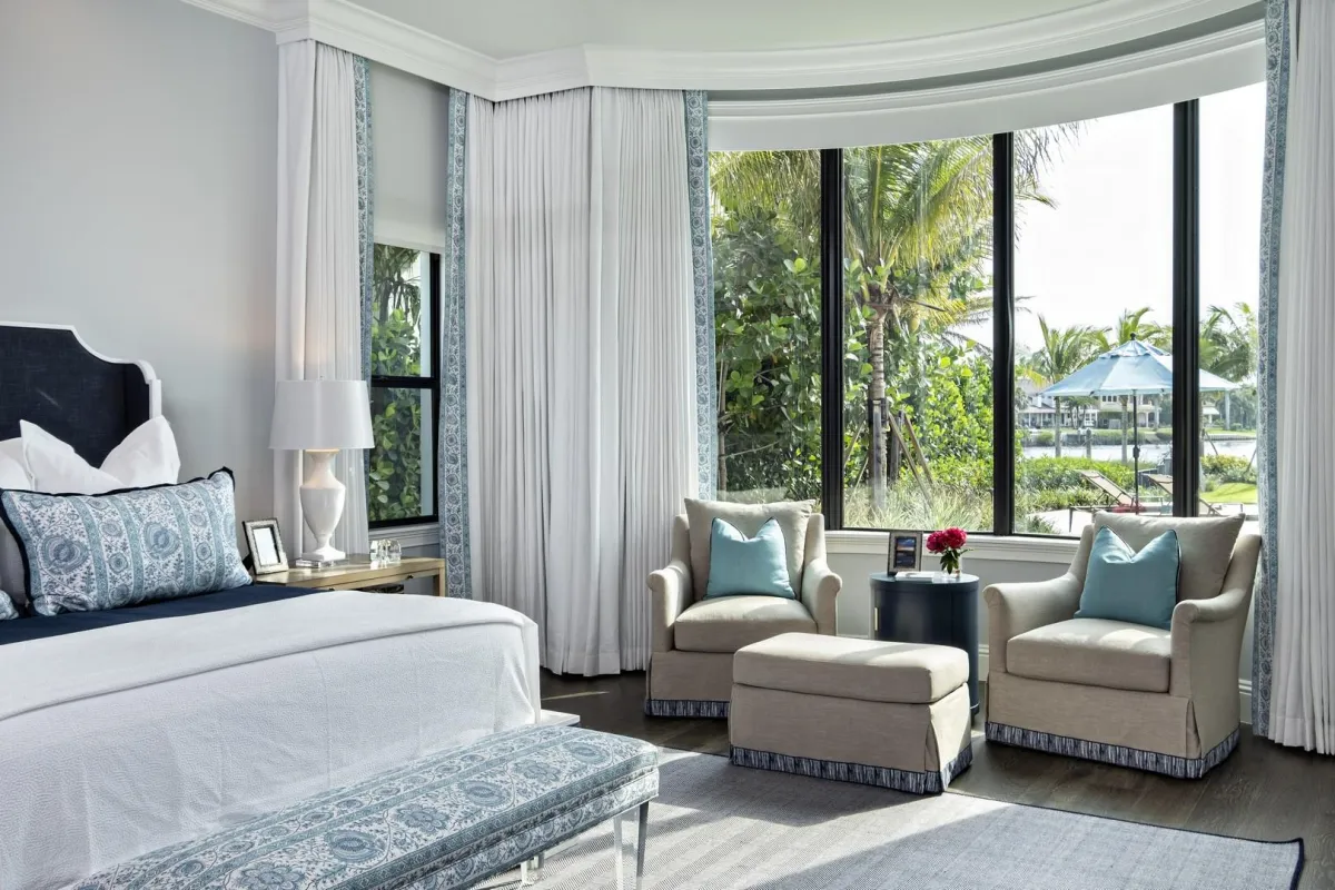 Elegant furnishings in the private residence