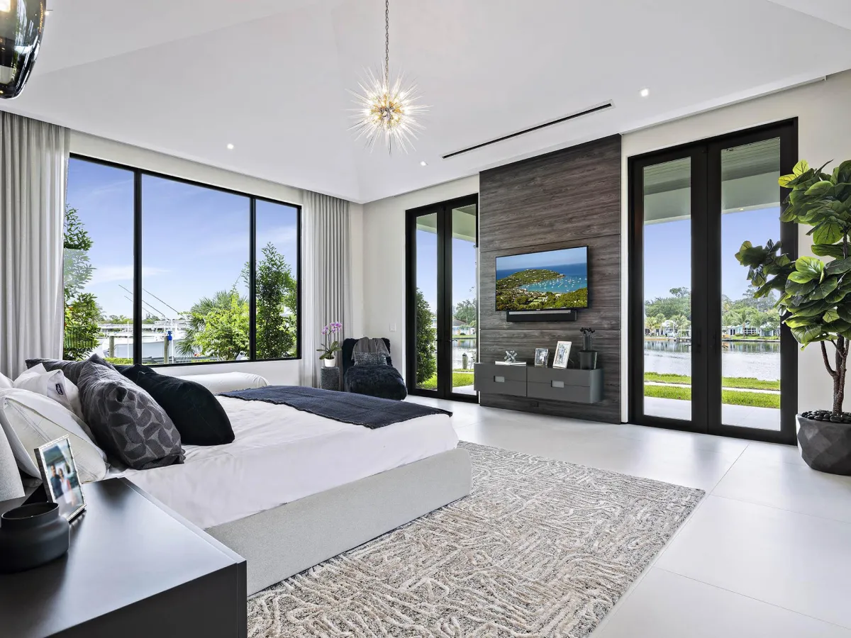 Elevated residential interior by St. Amour Interior Design